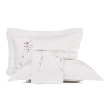 Jogo de Cama Queen Altenburg Bordados em Cetim 300 Fios Anise